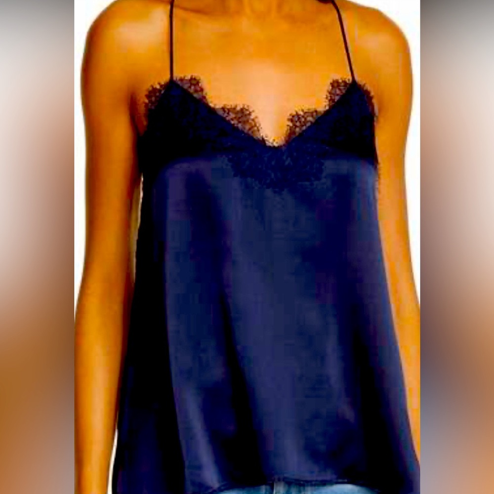 Cami NYC royal blue racerback tank top